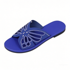 Women's Hollow-Out Rhinestone Slide Sandals, New Summer 2026
