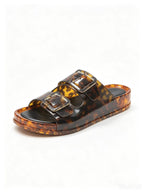 Summer Essential Jelly Slides | Trendy Transparent Buckle Sandals for Women